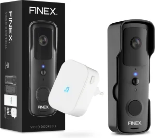Finex Video Deurbel Draadloos met Binnenbel en Camera