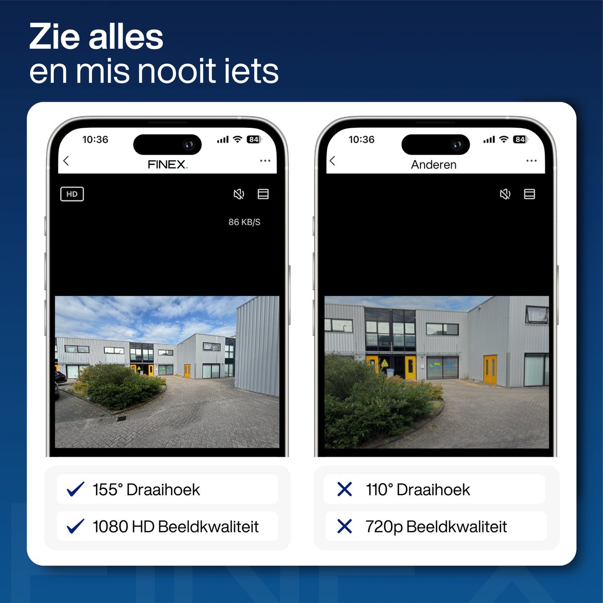 Finex Video Deurbel met Binnenbel en SD Kaart 32GB