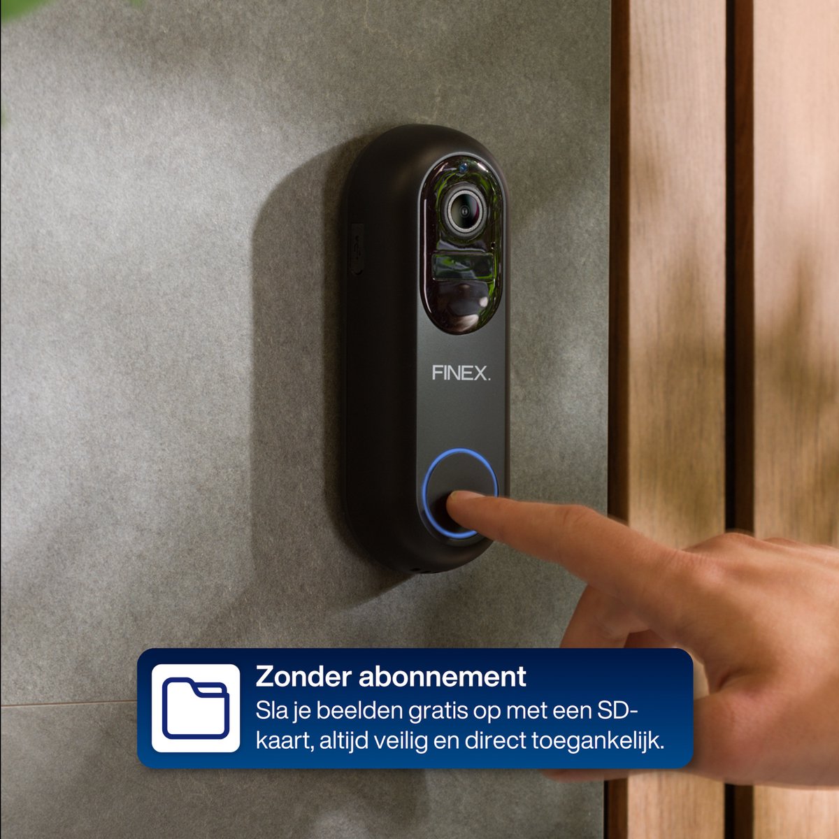 Finex Video Deurbel V2 inclusief Binnenbel