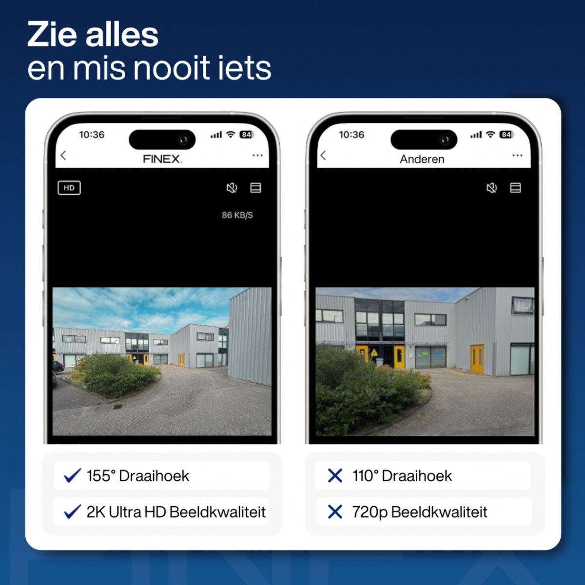 Finex Video Deurbel V2 met Binnenbel en SD-kaart 64GB