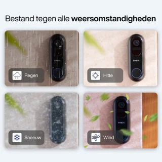 Finex™ Video Deurbel V2.1 met binnenbel