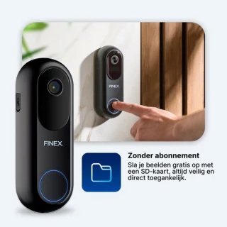 Finex™ Video Deurbel V2.1 met binnenbel