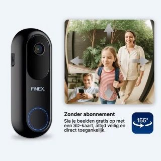 Finex™ Video Deurbel V2.1 met binnenbel