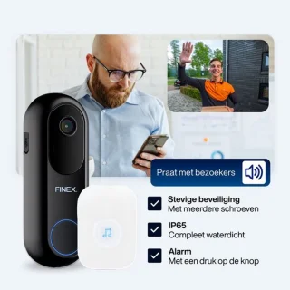 Finex™ Video Deurbel V2.1 met binnenbel