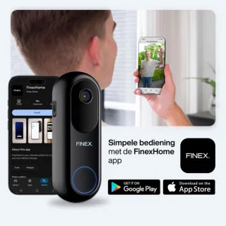Finex™ Video Deurbel V2.1 met binnenbel