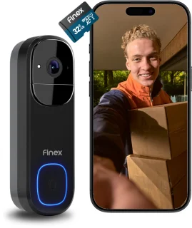 De Finex Video deurbel V3 – slimme draadloze video deurbel met camera in één oogopslag