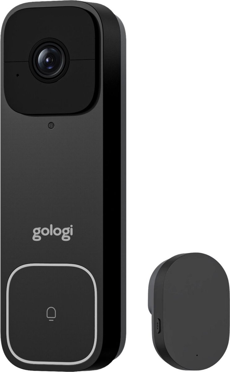 Gologi Video Deurbel Draadloos Zwart