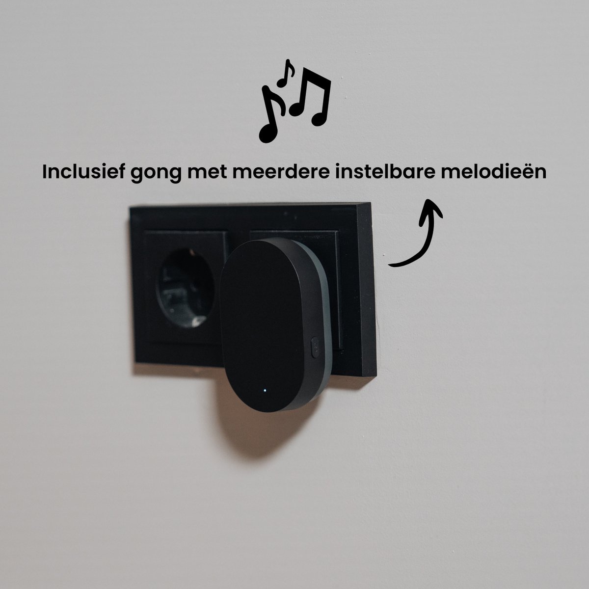Gologi Video Deurbel Draadloos Zwart