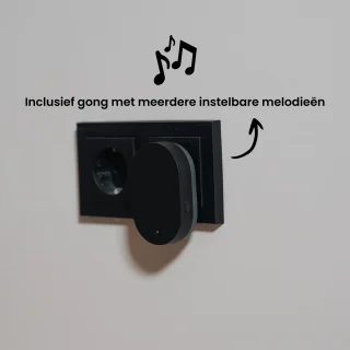 Gologi Video Deurbel Draadloos Zwart