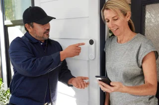 Google Nest Videodeurbel Wit Batterij