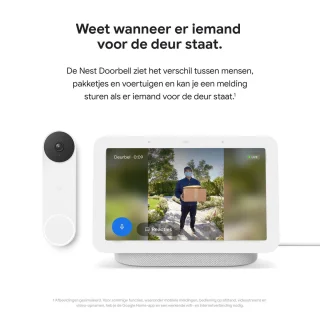 Google Nest Videodeurbel Wit Batterij