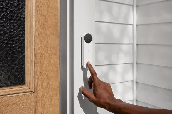Google Nest Videodeurbel Wit Batterij