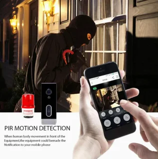 HD Video Deurbel SlimSmart WiFi Draadloos Oplaadbaar