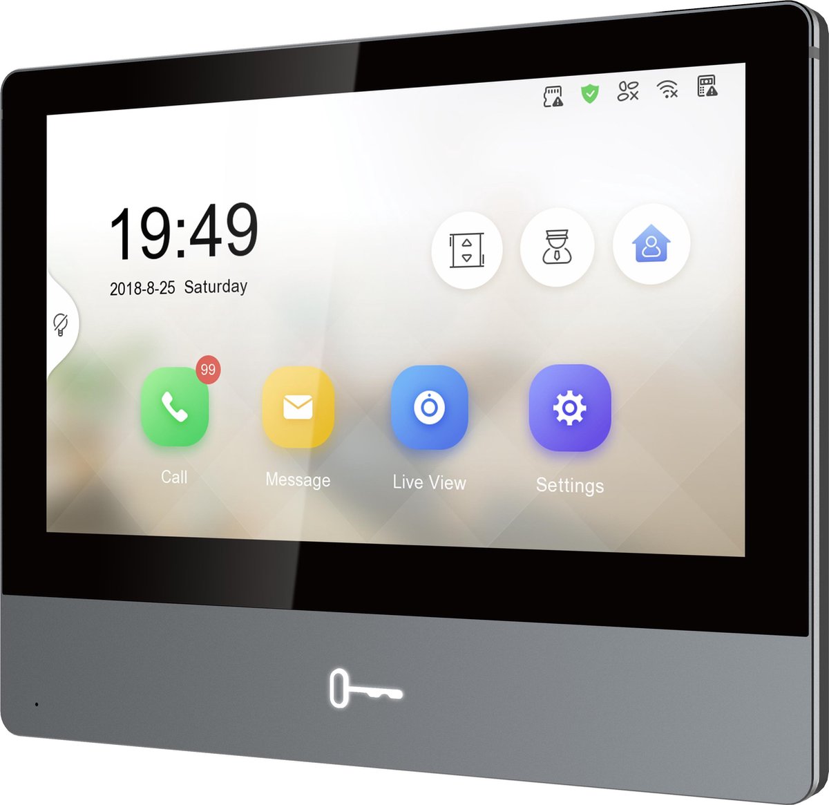 Hikvision DS-KH8350-WTE1 7" Wifi video deurstation