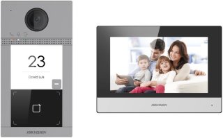 De Hikvision DS-KIS604-S(C) IP-video-intercomset in één oogopslag