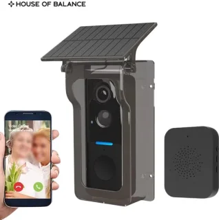 HOB Smart Black Video Deurbel Set