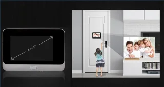 Home-Locking T-2100 Draadloze WiFi Videofoon met Binnen Scherm