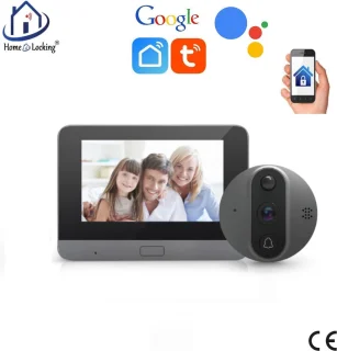Home-Locking T-2100 Draadloze WiFi Videofoon met Binnen Scherm