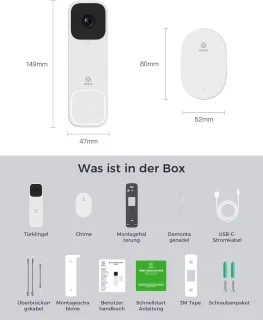 Wat vinden we goed aan de HomeGuard DoorCam Pro Video deurbel
