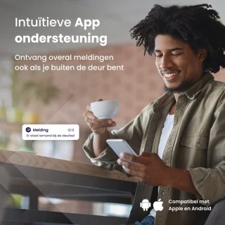 HoriVue Slimme Video Deurbel Wifi 1080P met Camera en 32GB SD kaart