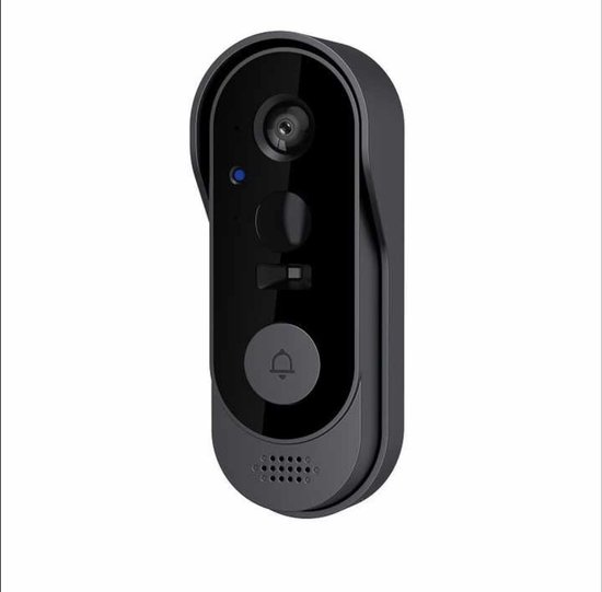 HostX Slimme Video Deurbel 720P WiFi Zwart