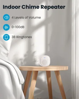 ieGeek Video-deurbel 2K 3MP batterij 5200mAh