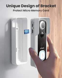ieGeek Video-deurbel 2K 3MP batterij 5200mAh