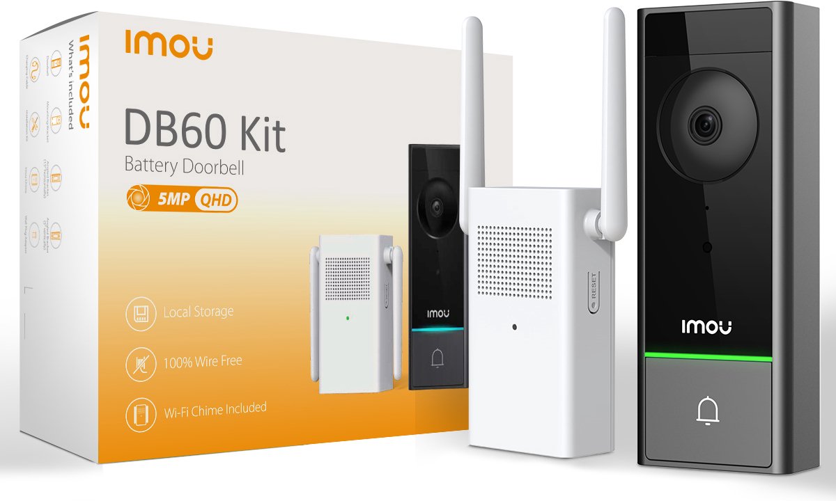 Imou DB60 Kit 5MP Accu Beveiligingscamera