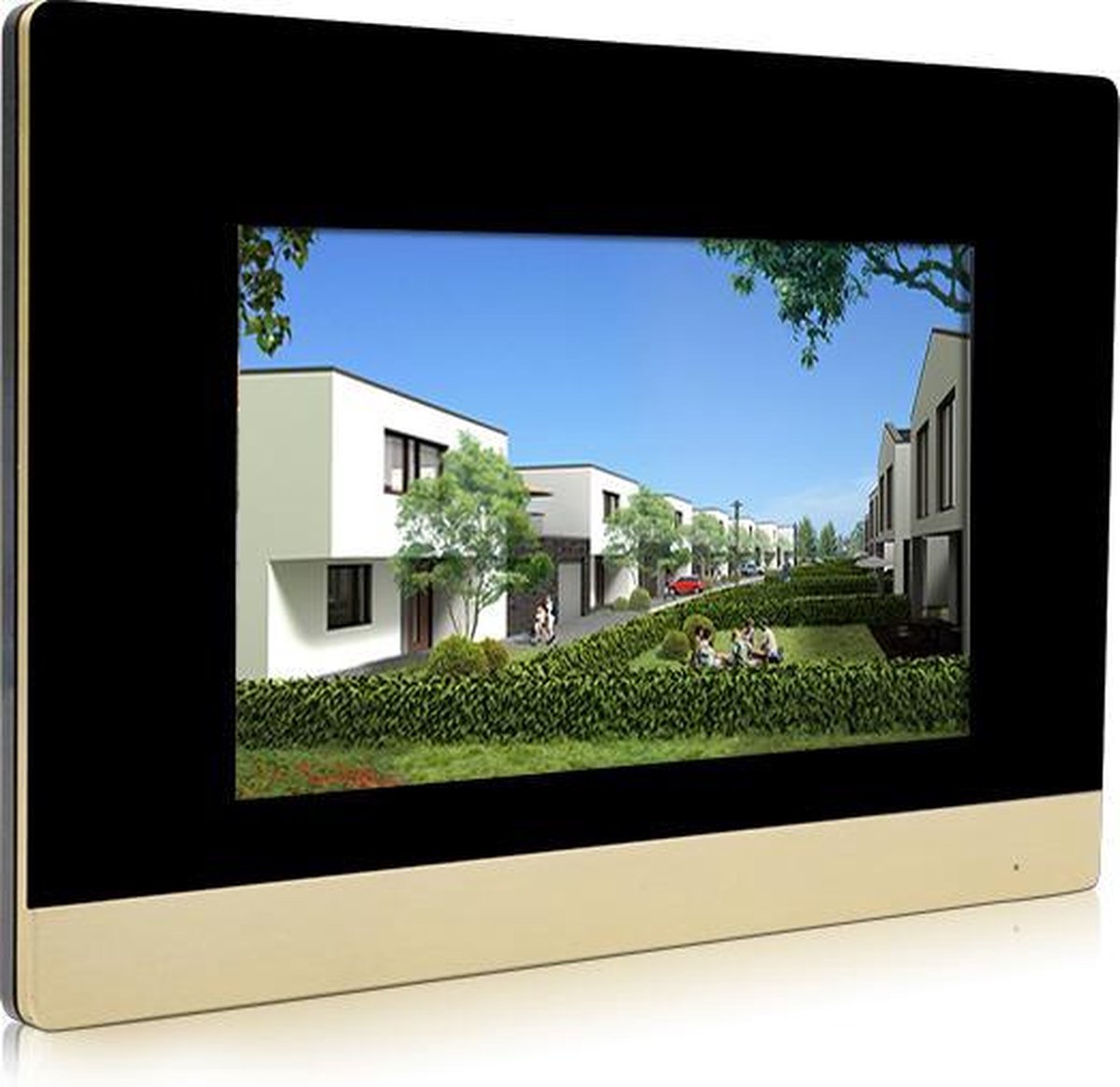 IntercomDirect ID 2-knops buitenpaneel met 2 binnenmonitoren