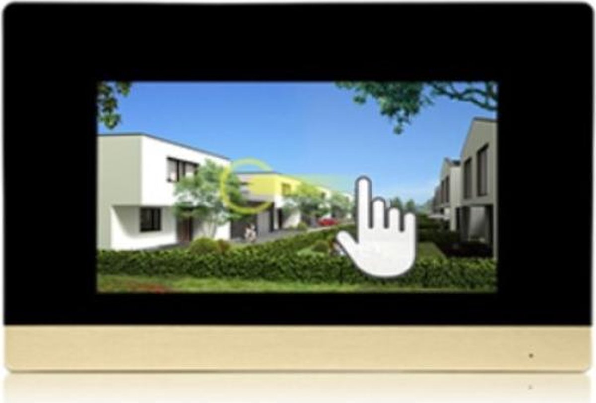 IntercomDirect ID 2-knops buitenpaneel met 2 binnenmonitoren