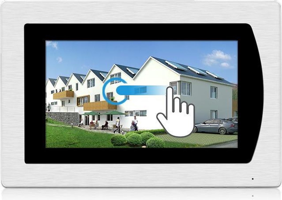 IntercomDirect ID 3 knops buitenpaneel met 3 binnenmonitoren