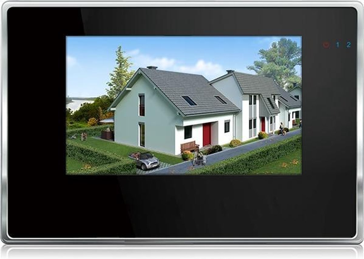 IntercomDirect ID 3 knops buitenpaneel met 3 binnenmonitoren