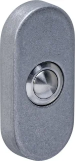 Intersteel Deurbel ovaal verdekt RVS