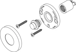 Wat vinden we goed aan de Intersteel Deurbel rond messing