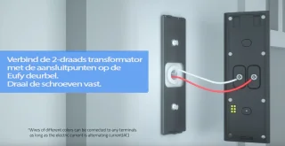 JC's Transformator Adapter 24V voor Eufy Video Deurbel 5m Kabel