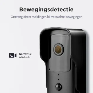 JesJo Slimme Video Deurbel 1080P Wifi Draadloos