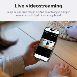 JesJo Slimme Video Deurbel 1080P Wifi Draadloos