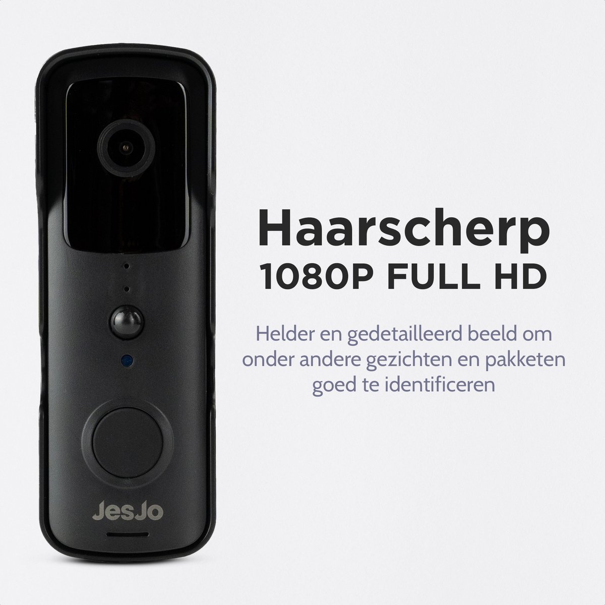 JesJo Slimme Video Deurbel 1080P Wifi Draadloos