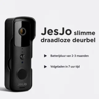 JesJo Slimme Video Deurbel 1080P Wifi Draadloos