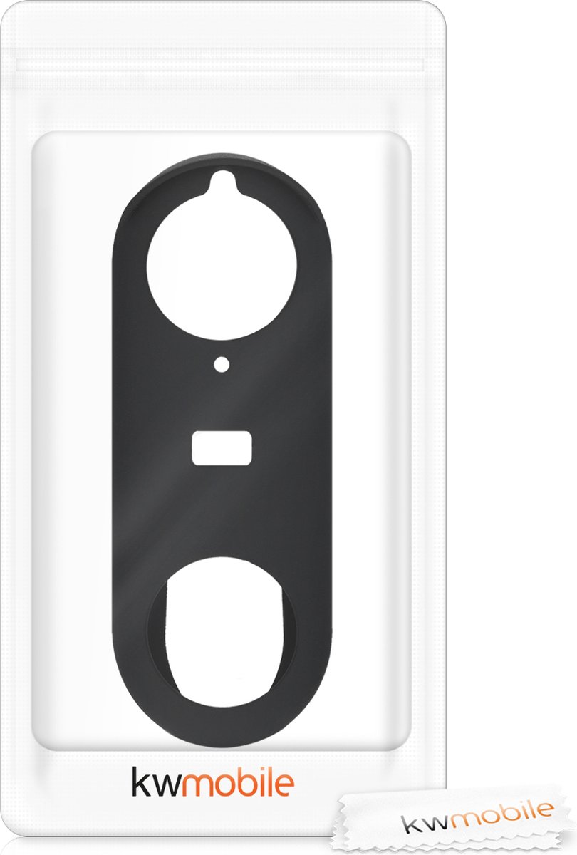 Wat vinden we goed aan de kwmobile siliconen hoes voor Nest Hello Video Doorbell zwart