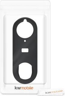 kwmobile siliconen hoes voor Nest Hello Video Doorbell zwart