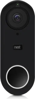 kwmobile siliconen hoes voor Nest Hello Video Doorbell zwart