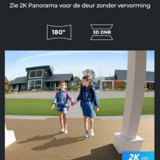 Lexium Video Deurbel Draadloos met Camera en App