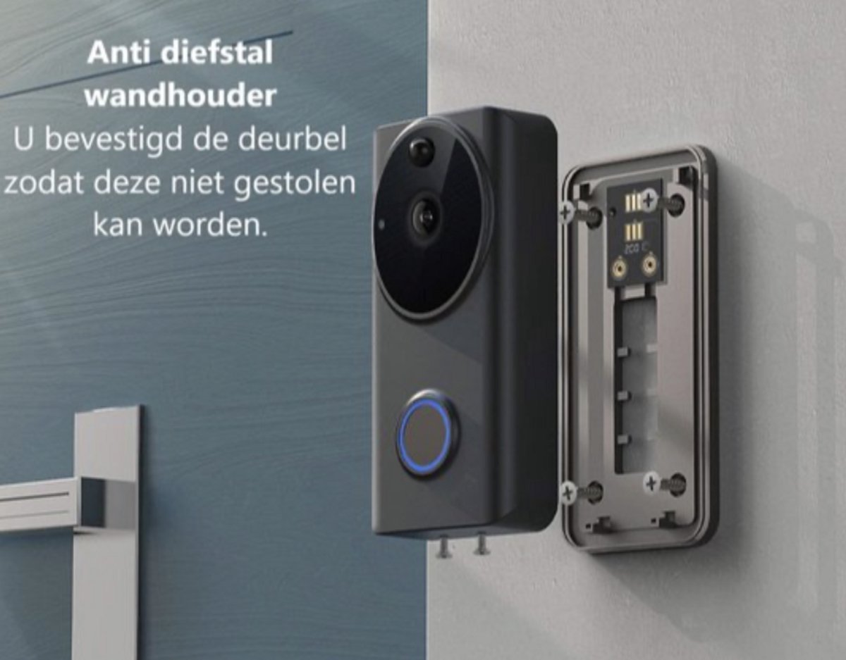 Living Needs Draadloze Deurbel 1080P HD Camera