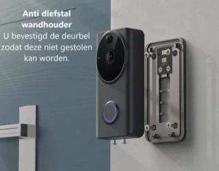 Living Needs Draadloze Deurbel 1080P HD Camera