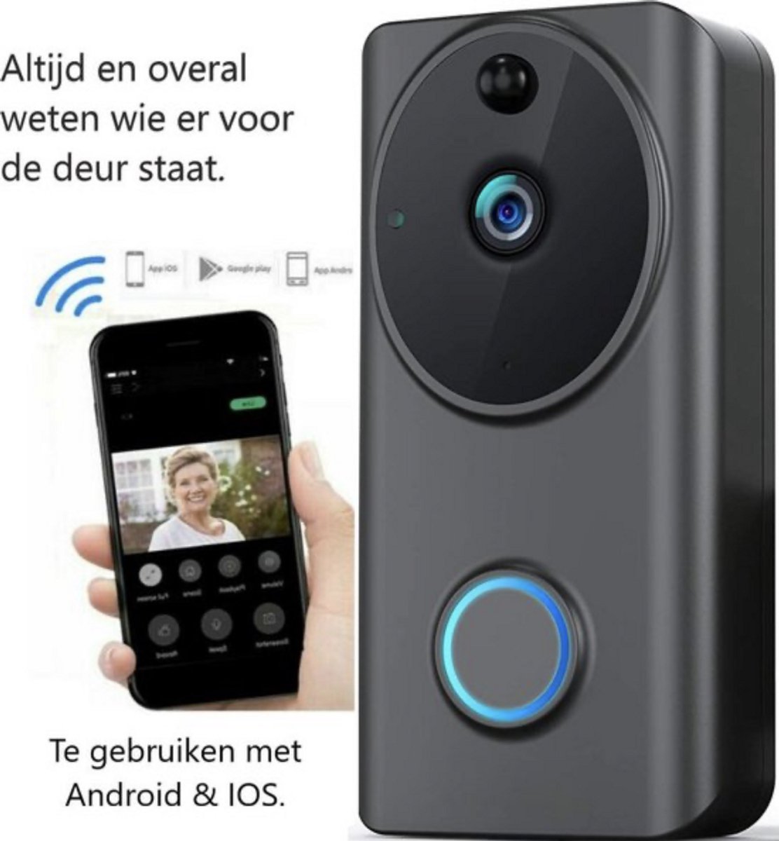 Living Needs Draadloze Deurbel 1080P HD Camera