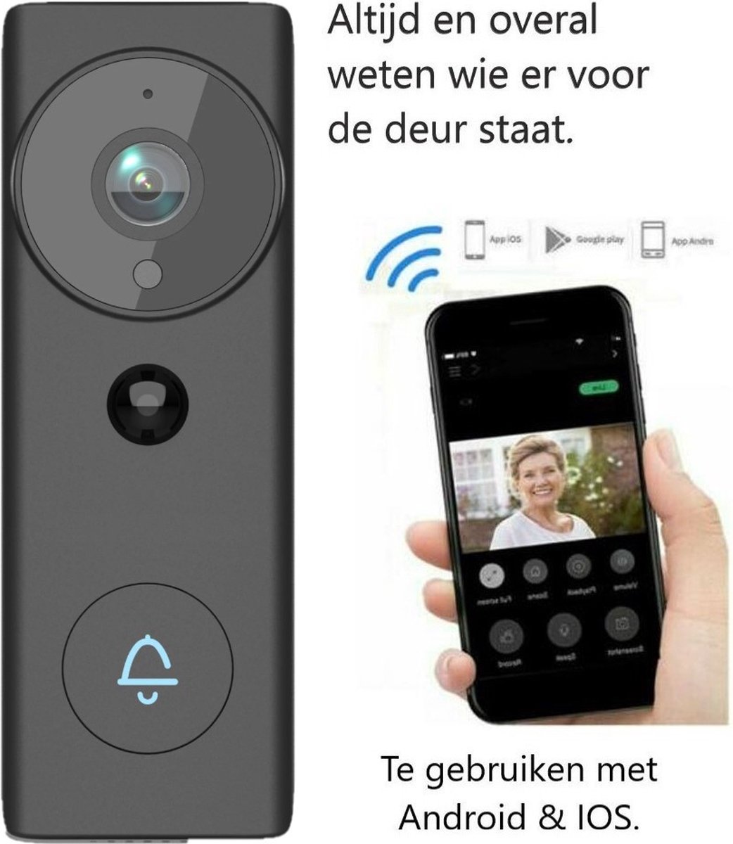 Living Needs Draadloze Deurbel HD 1080P Camera