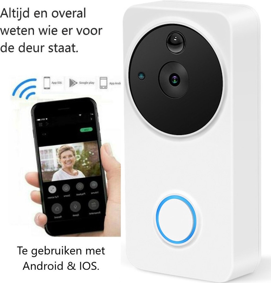 Living Needs Draadloze Video Deurbel 1080P