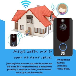 Living Needs Draadloze Video Deurbel 1080P