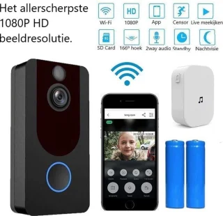 Living Needs Draadloze Video Deurbel 1080P